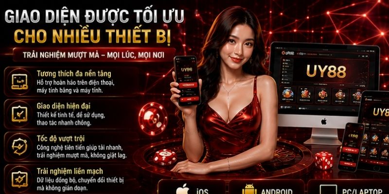 Giao diện được tối ưu trên nhiều thiết bị
